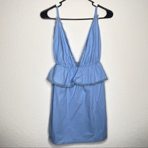 *Sm Light Blue Casual Dress